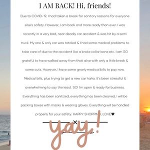 I’M BACK, FRIENDS! 👋🏻👏🏻🥳